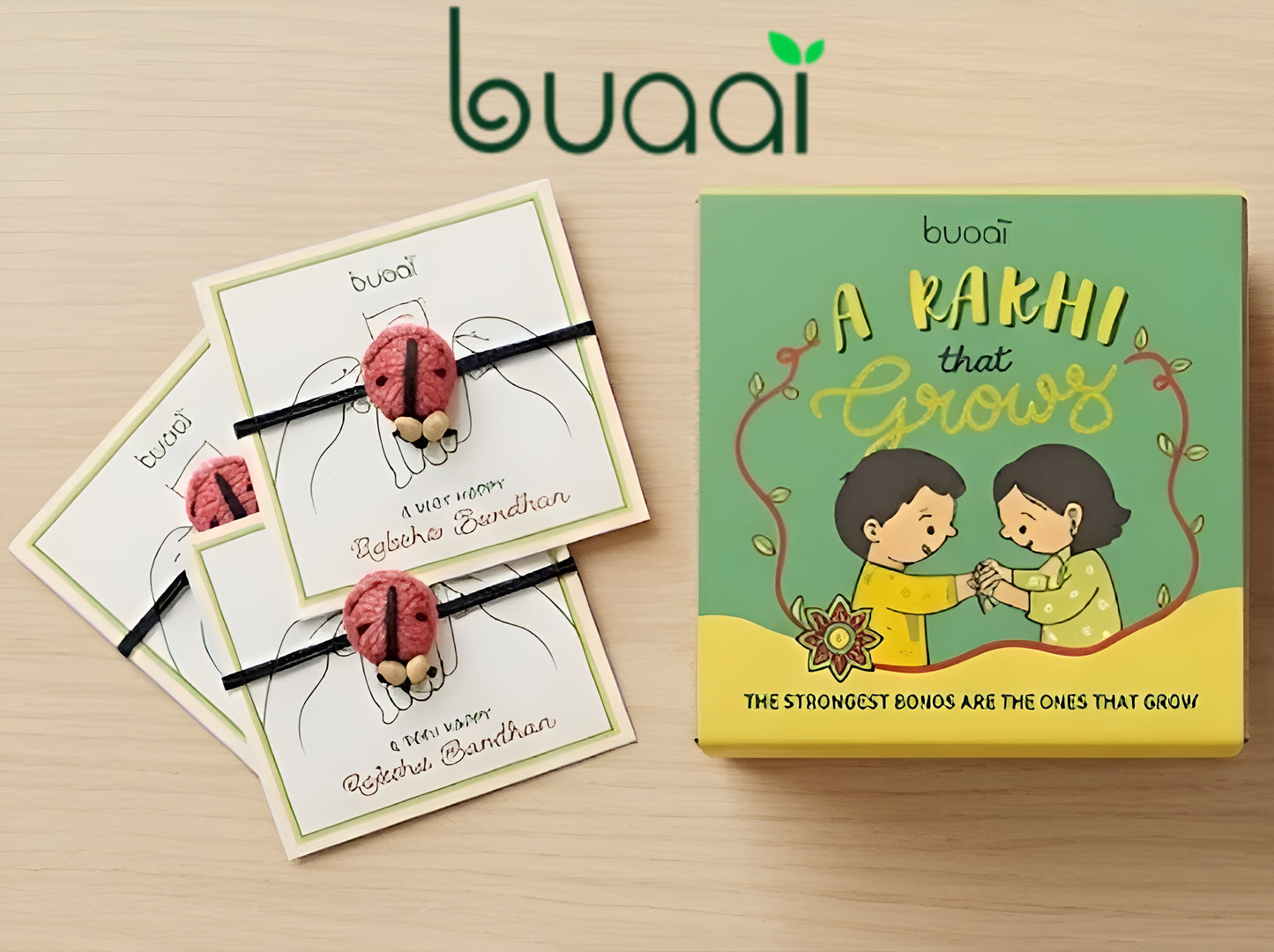 Plantable Ladybug Rakhi