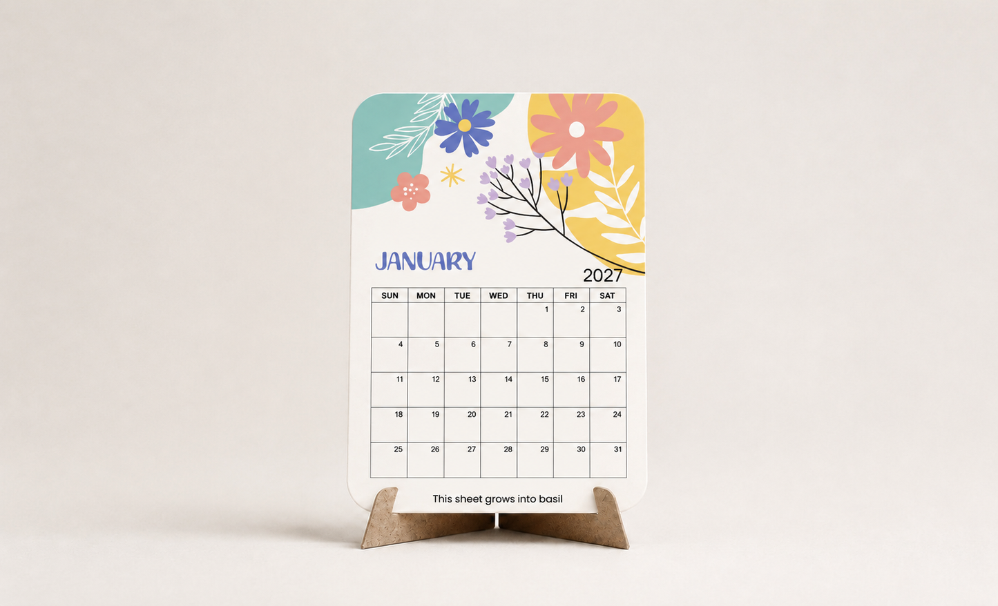 Floral Calendar — Plantable Calendar