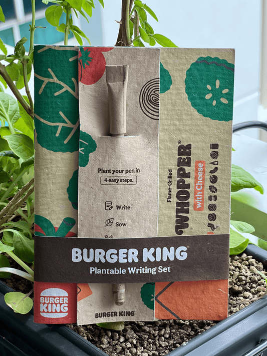 Sustainable Gift Set Collaboration: Burger King x Purple & Pure