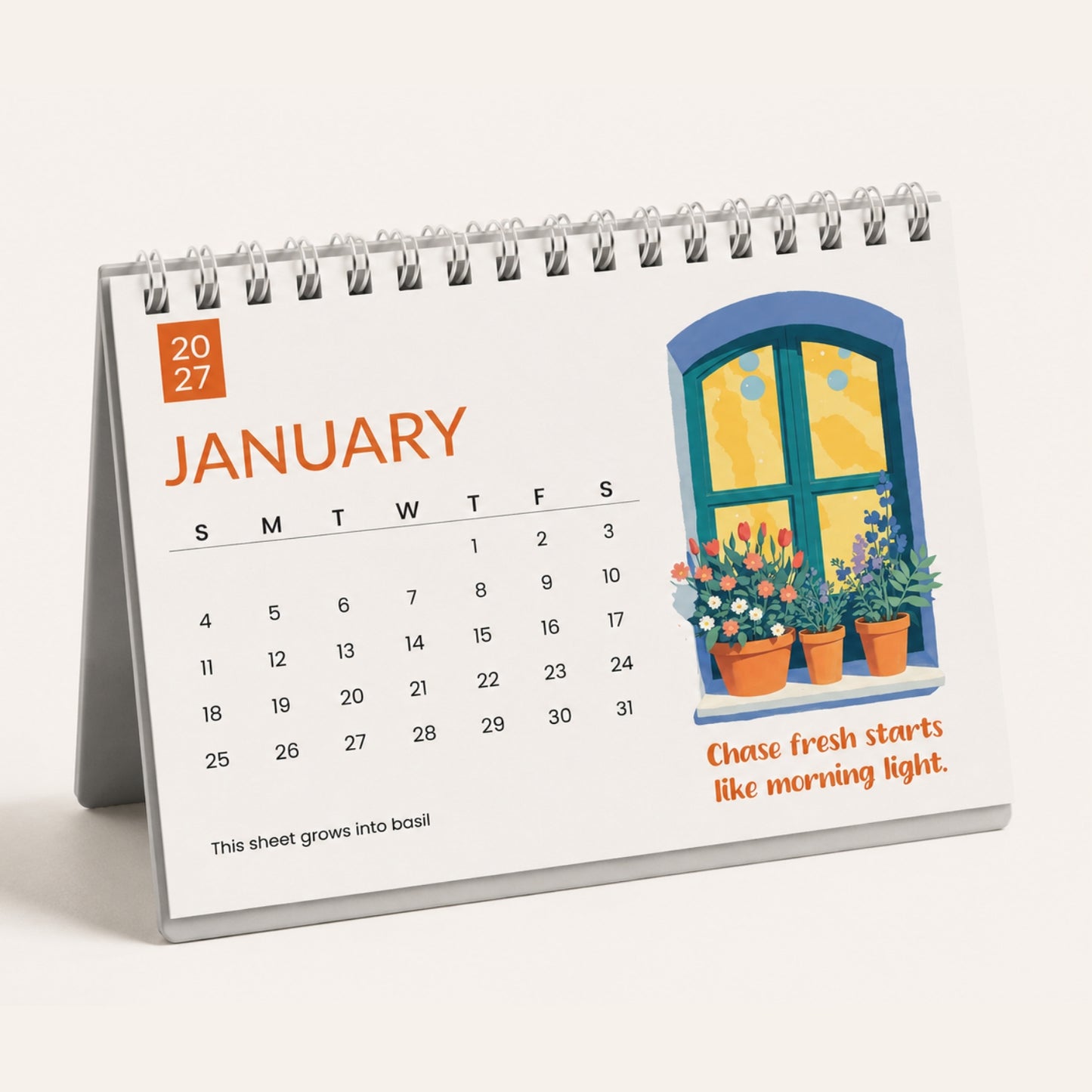 Wellness Plantable Calendar