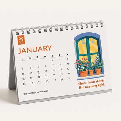 Wellness Plantable Calendar