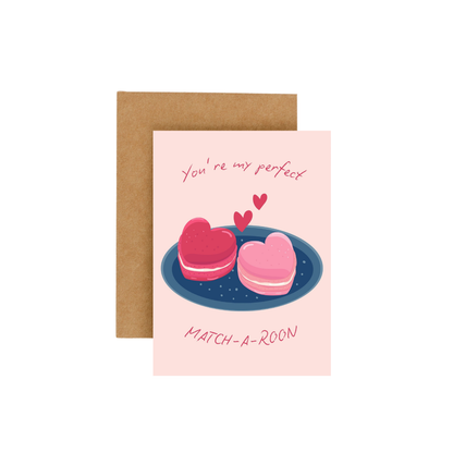 You're My Perfect Match-a-roon Plantable Greeting Card