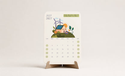 Growing Through the Year - Plantable Calendar (A6)