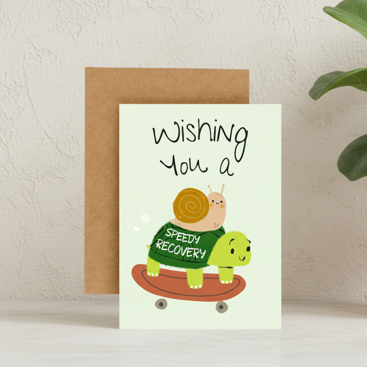 Wish You a Speedy Recovery Plantable Greeting Card