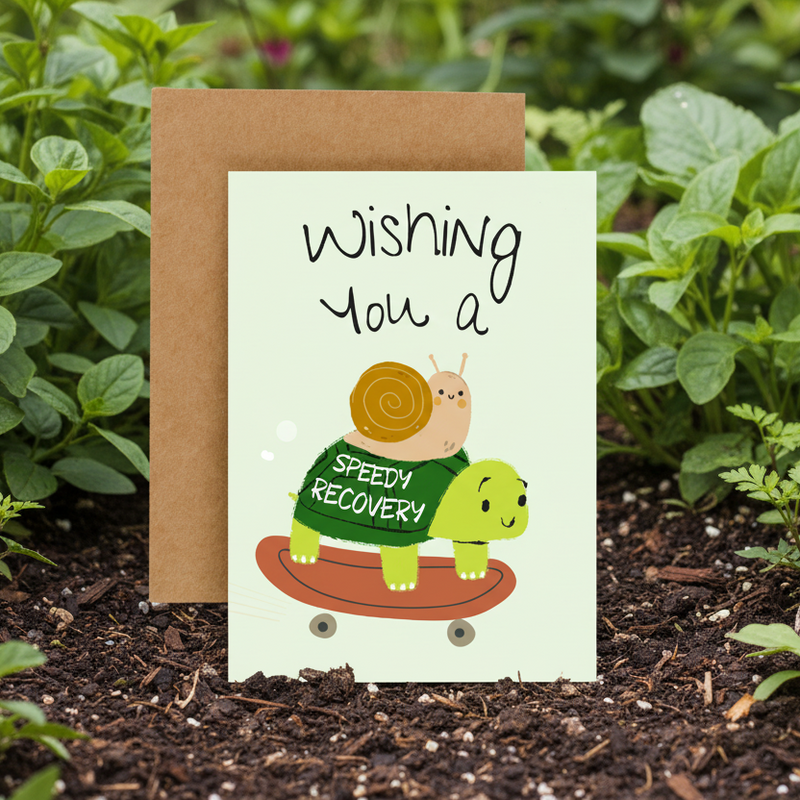 Wish You a Speedy Recovery Plantable Greeting Card