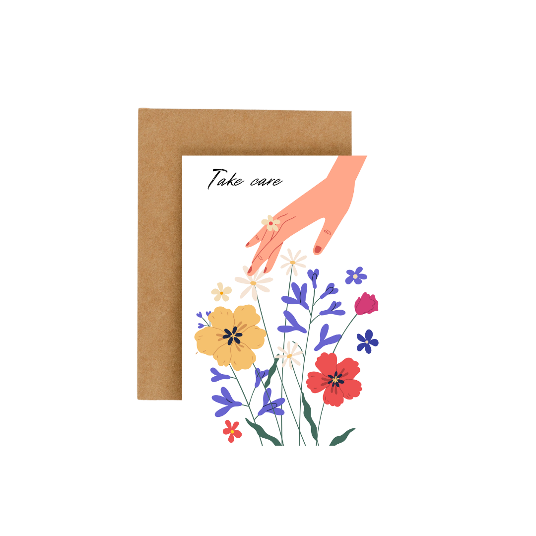 Take Care Plantable Greeting Card
