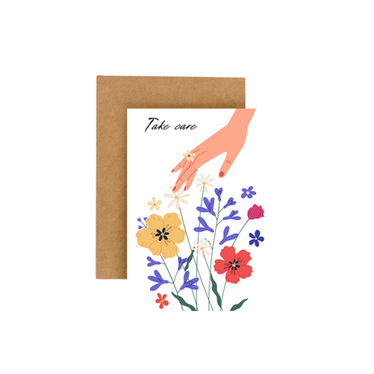 Take Care Plantable Greeting Card