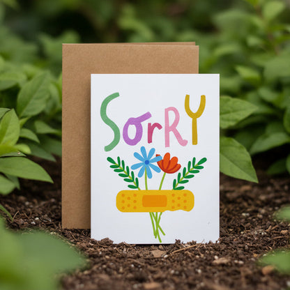 Sorry Plantable Greeting Card